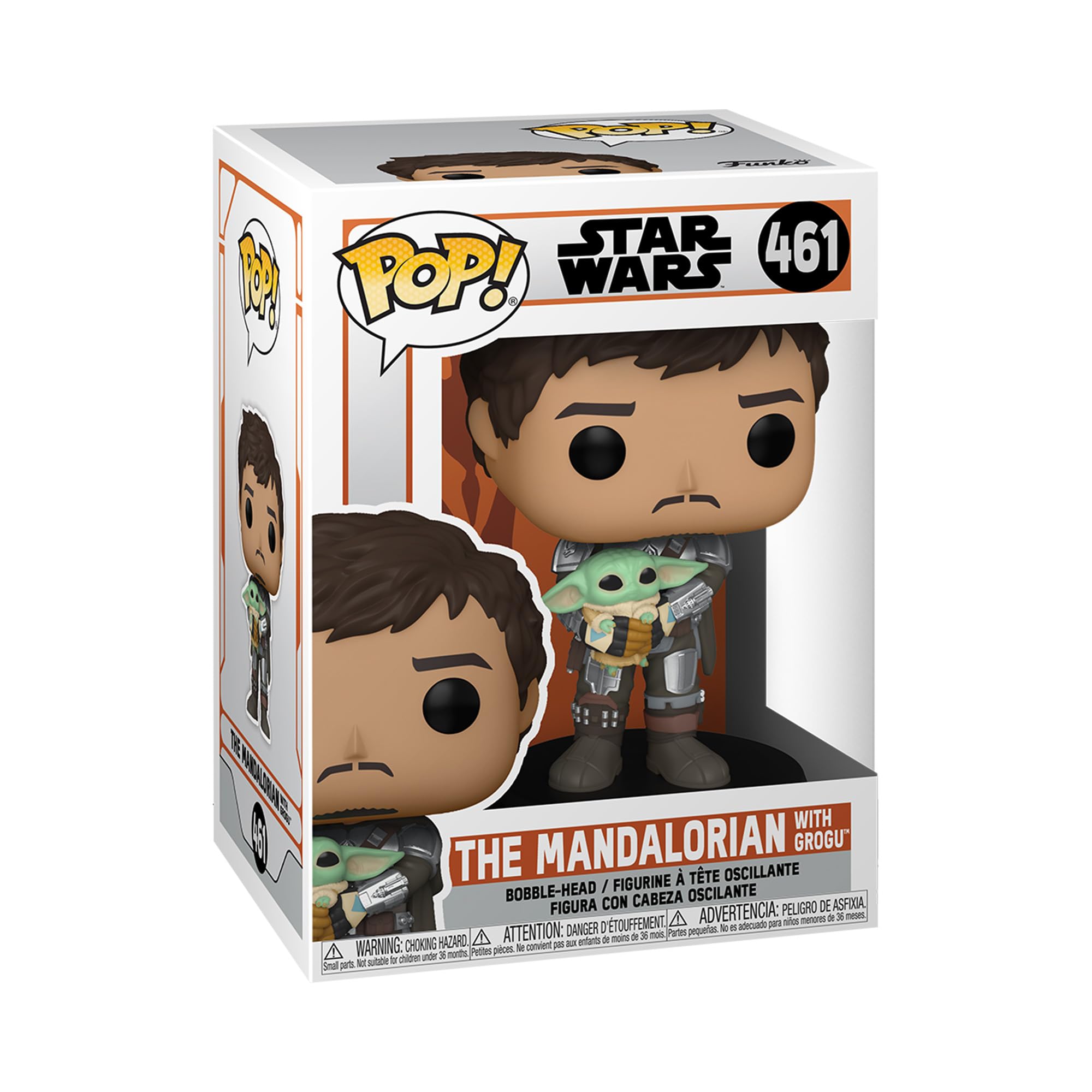Funko Pop! Movies Star Wars- Mandalorian Holding Child #461
