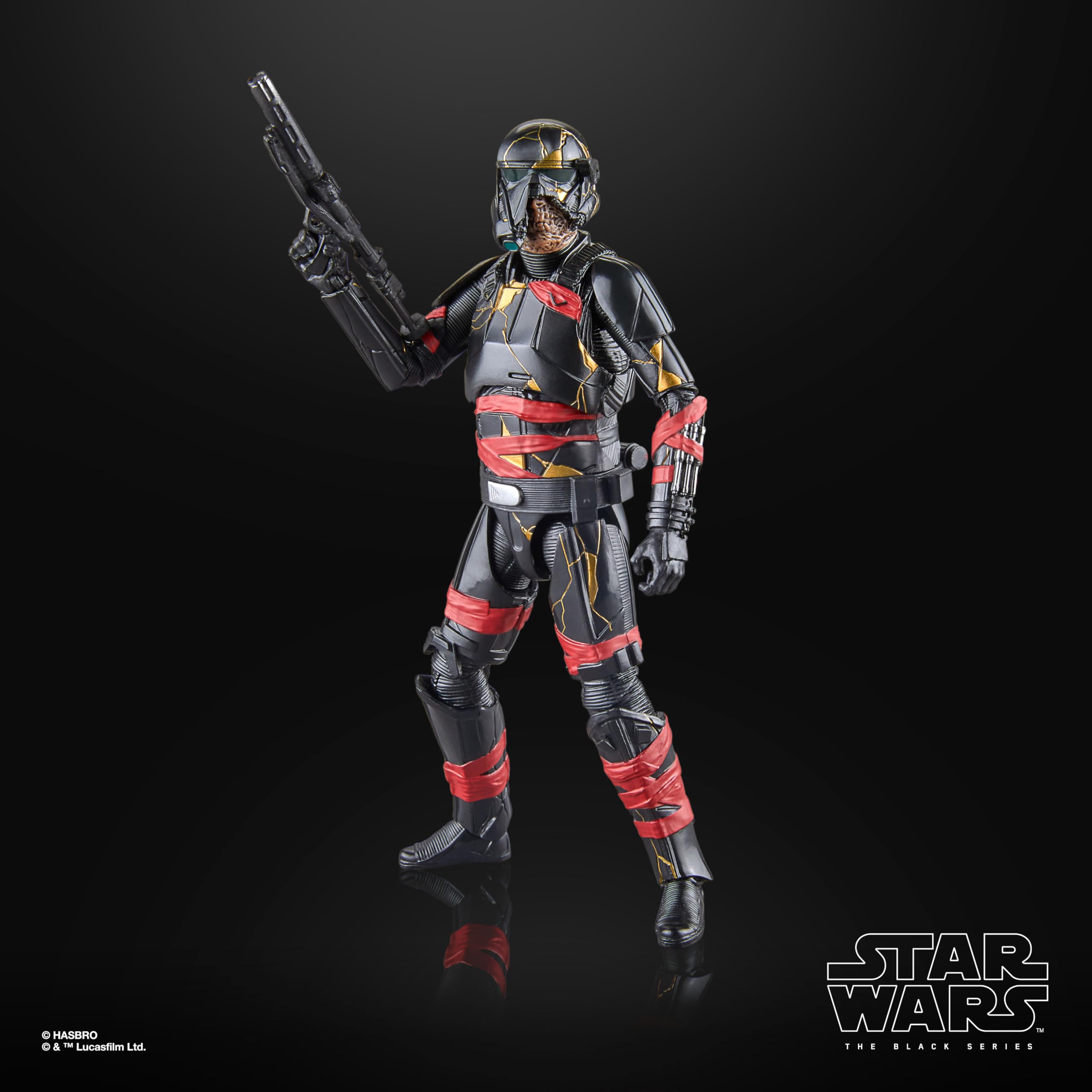 Hasbro Star Wars The Black Series Night Trooper, Ahsoka Premium Collectible 15-cm Action Figure