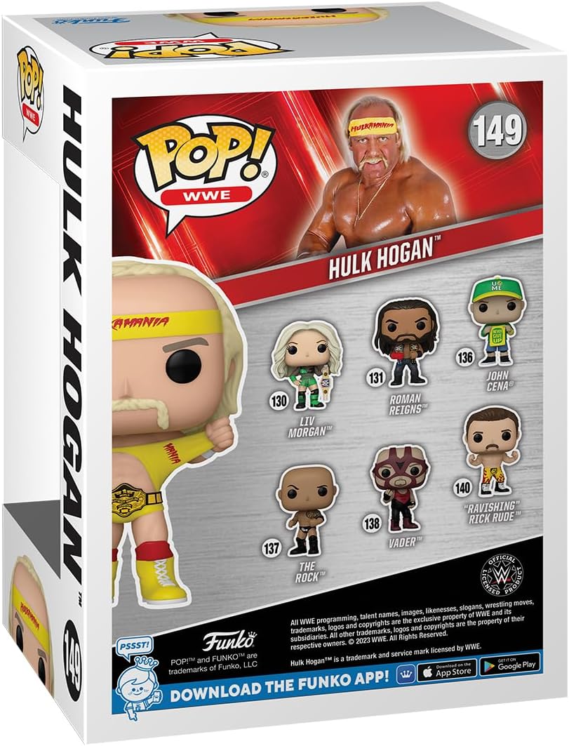 Funko Pop! WWE: Hulk Hoganamania With Belt Funko