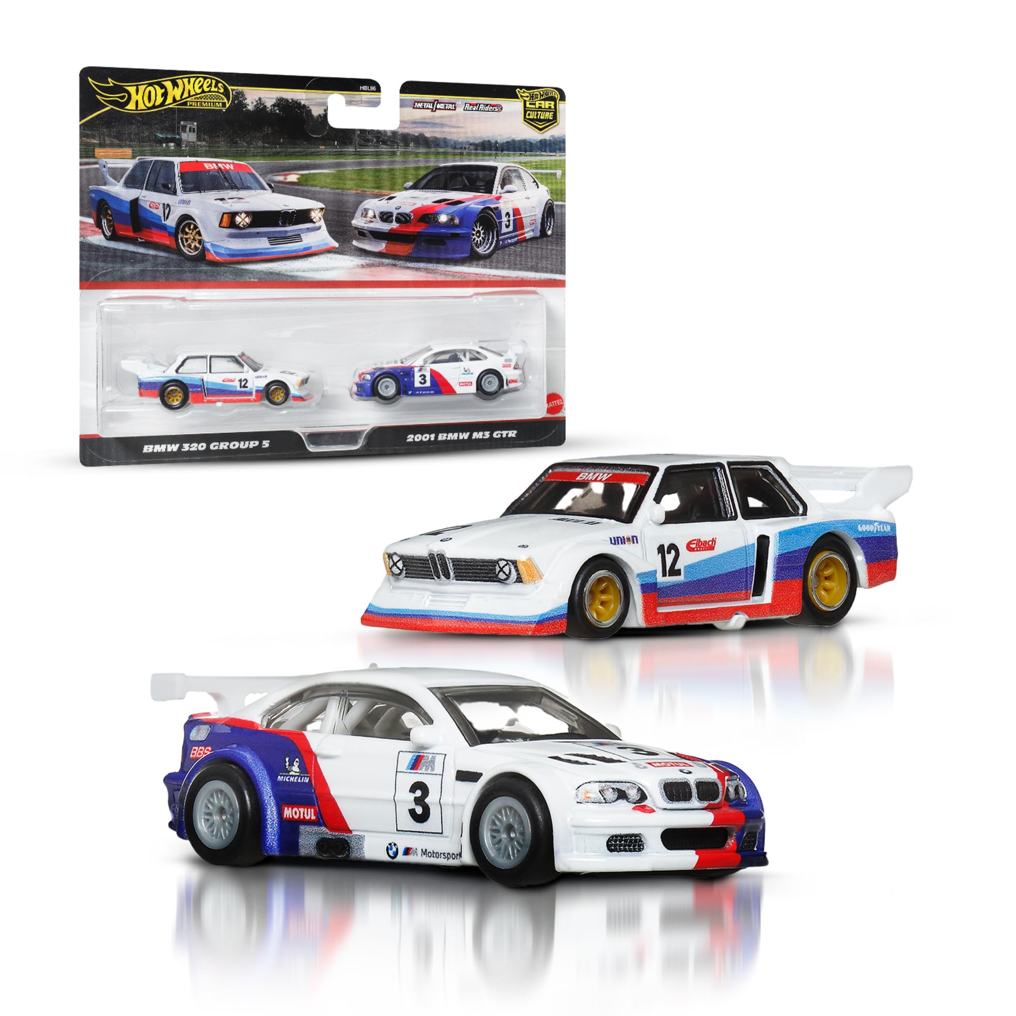 Mattel Hot Wheels Premium Car Culture BMW Race Cars 2-Pack