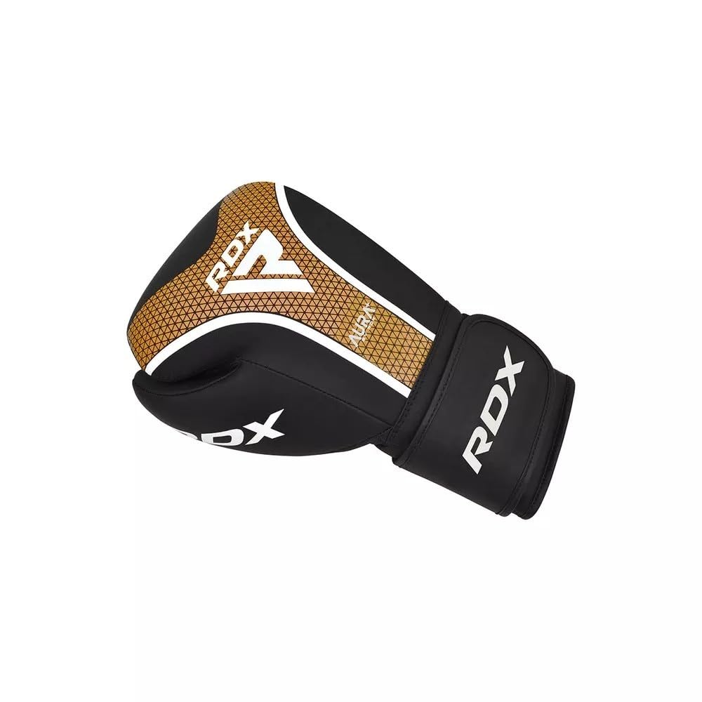 RDX Aura Plus T-17 Boxing Gloves Red, Blue, Gold RDX