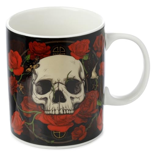 Puckator Skulls & Roses Porcelain Mug Puckator
