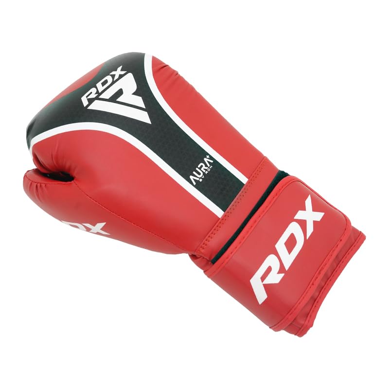 RDX Aura Plus T-17 Boxing Gloves Red, Blue, Gold RDX