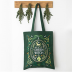 Green Witch Botanical Tote Bag