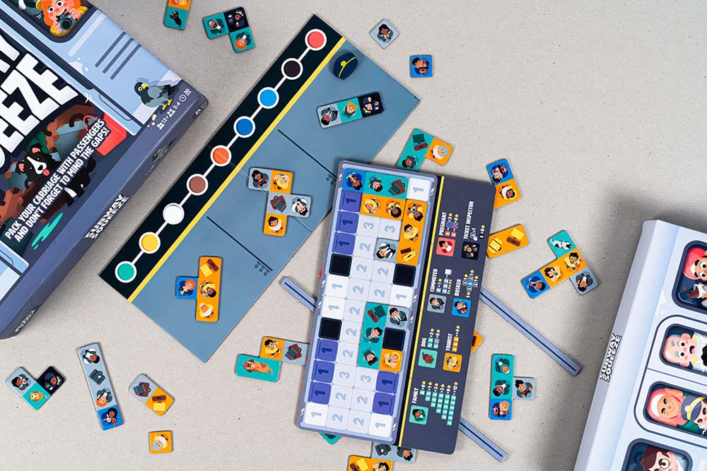 Professor Puzzle Subway Squeeze Board Game Professor PUZZLE