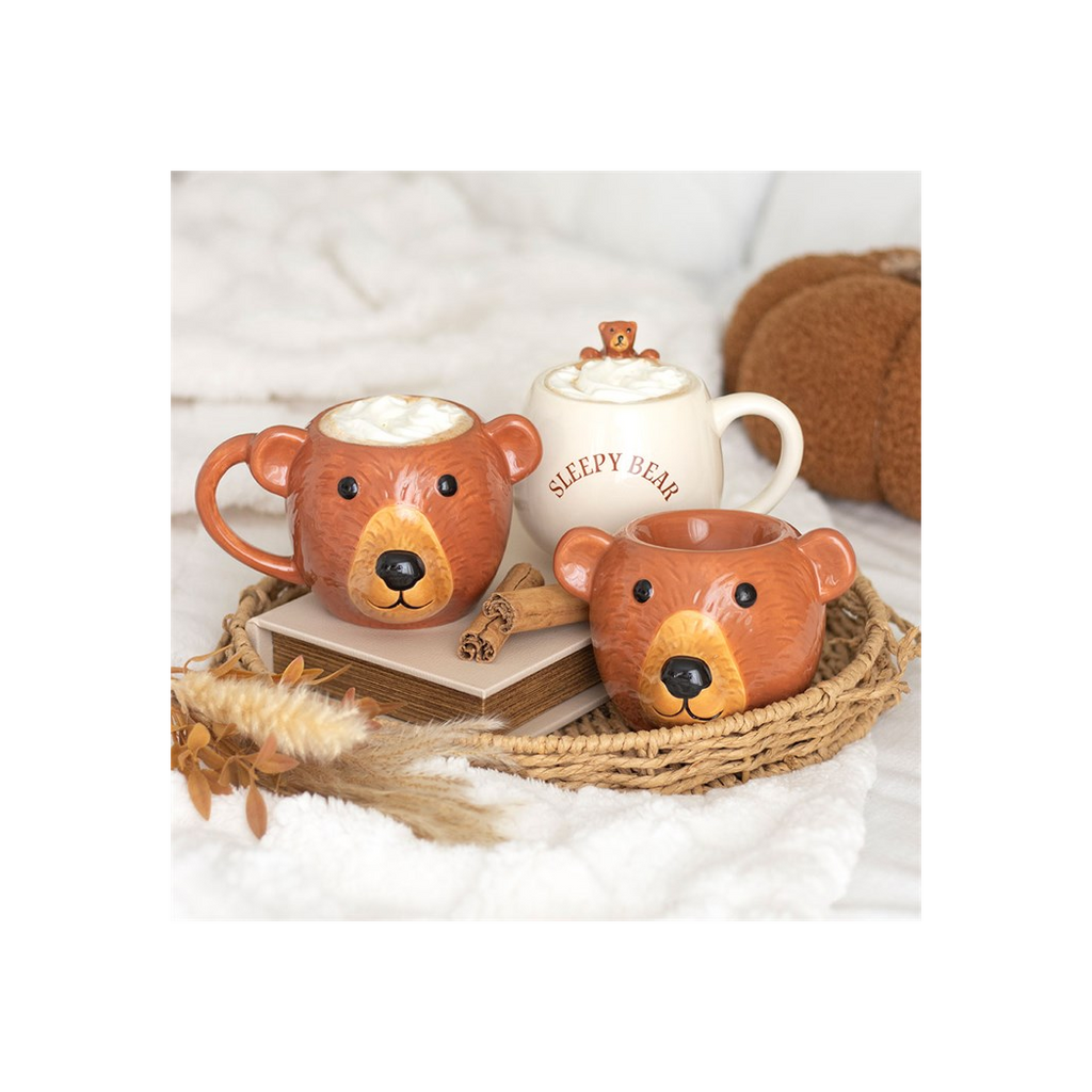 Sleepy Bear Rounded Mug