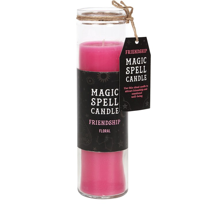 Friendship Floral Magic Spell Tube Candle