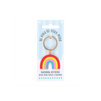 Be Kind to Your Mind Rainbow Keyring