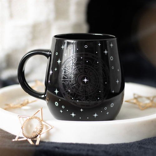 Astrology Wheel Heat-Changing Ceramic Mug – 500ml