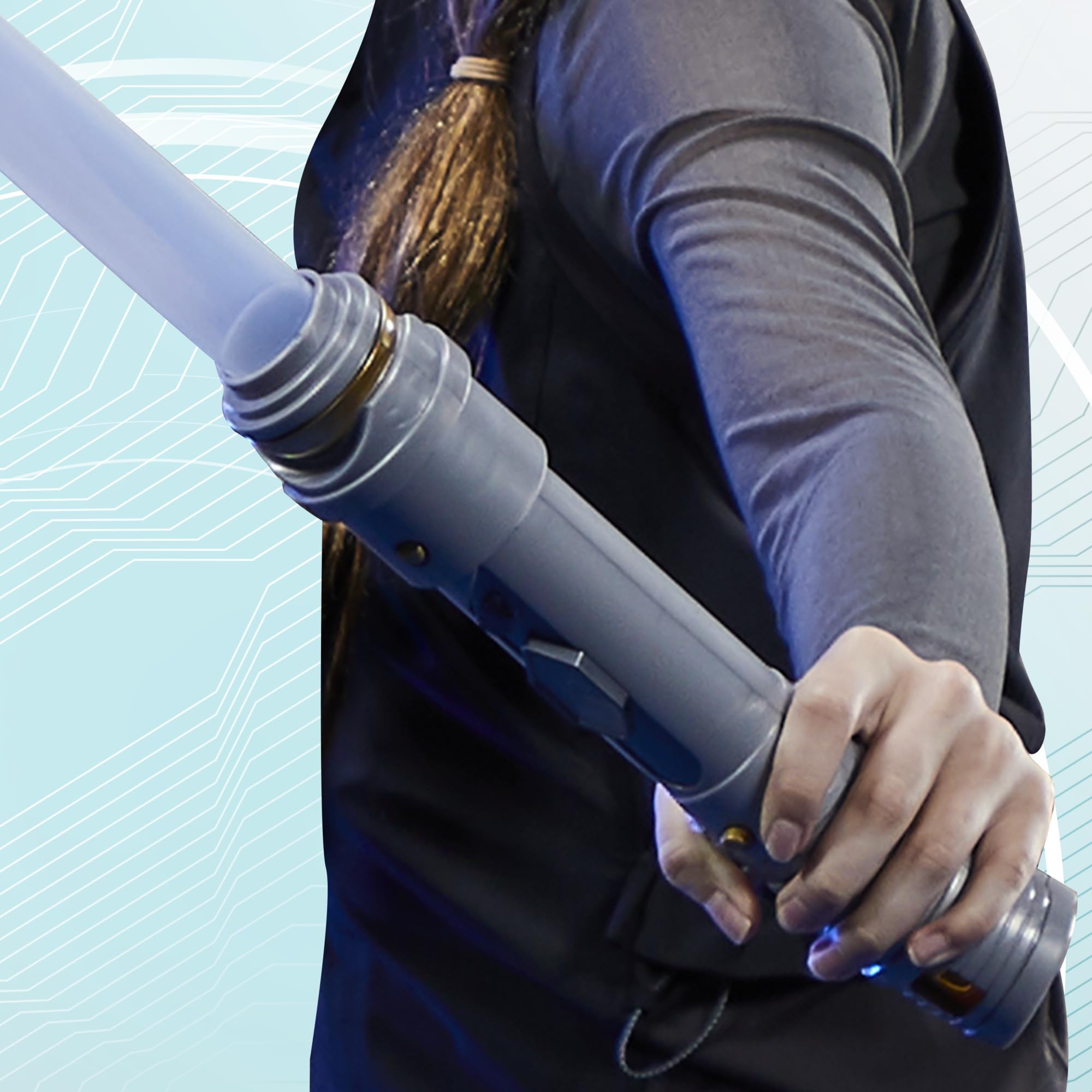 Hasbro Star Wars Lightsaber Forge Ahsoka Tano, White Customisable Electronic Lightsaber, Toys for Children Star Wars