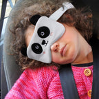 Relaxeazzz Panda Round Plush Travel Pillow& Eye Mask Relaxeazzz