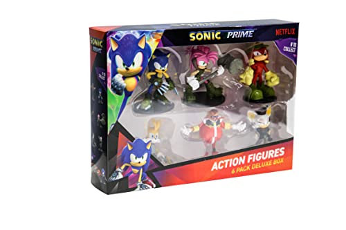 BANDAI Sonic Prime Action Figures 6 Pack Set 1 BANDAI