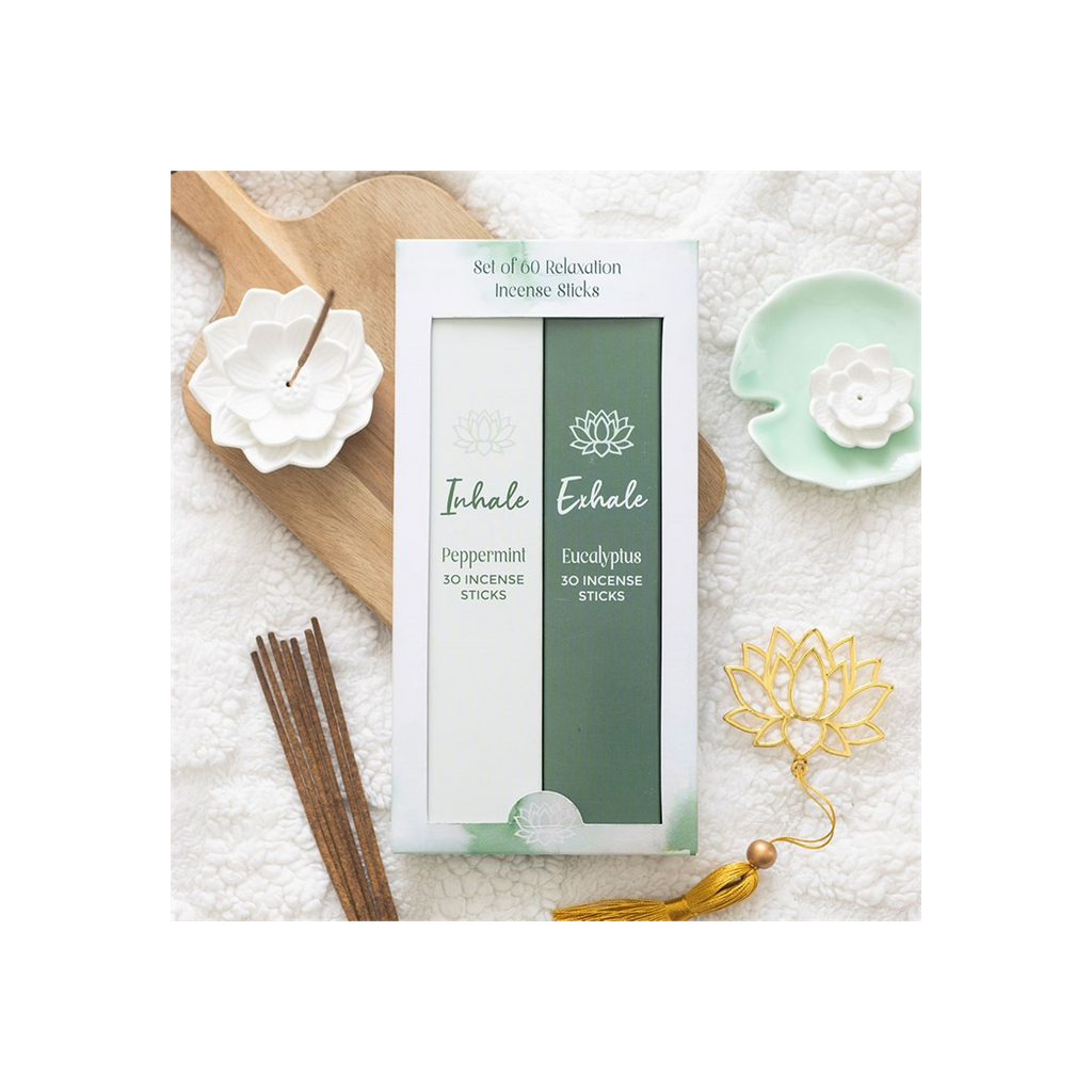 Set of 2 Inhale Exhale Incense Stick Packs