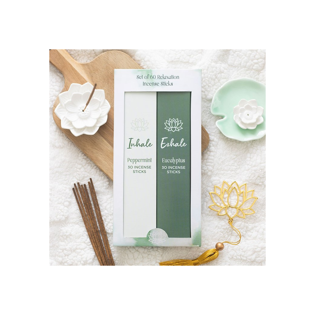 Set of 2 Inhale Exhale Incense Stick Packs