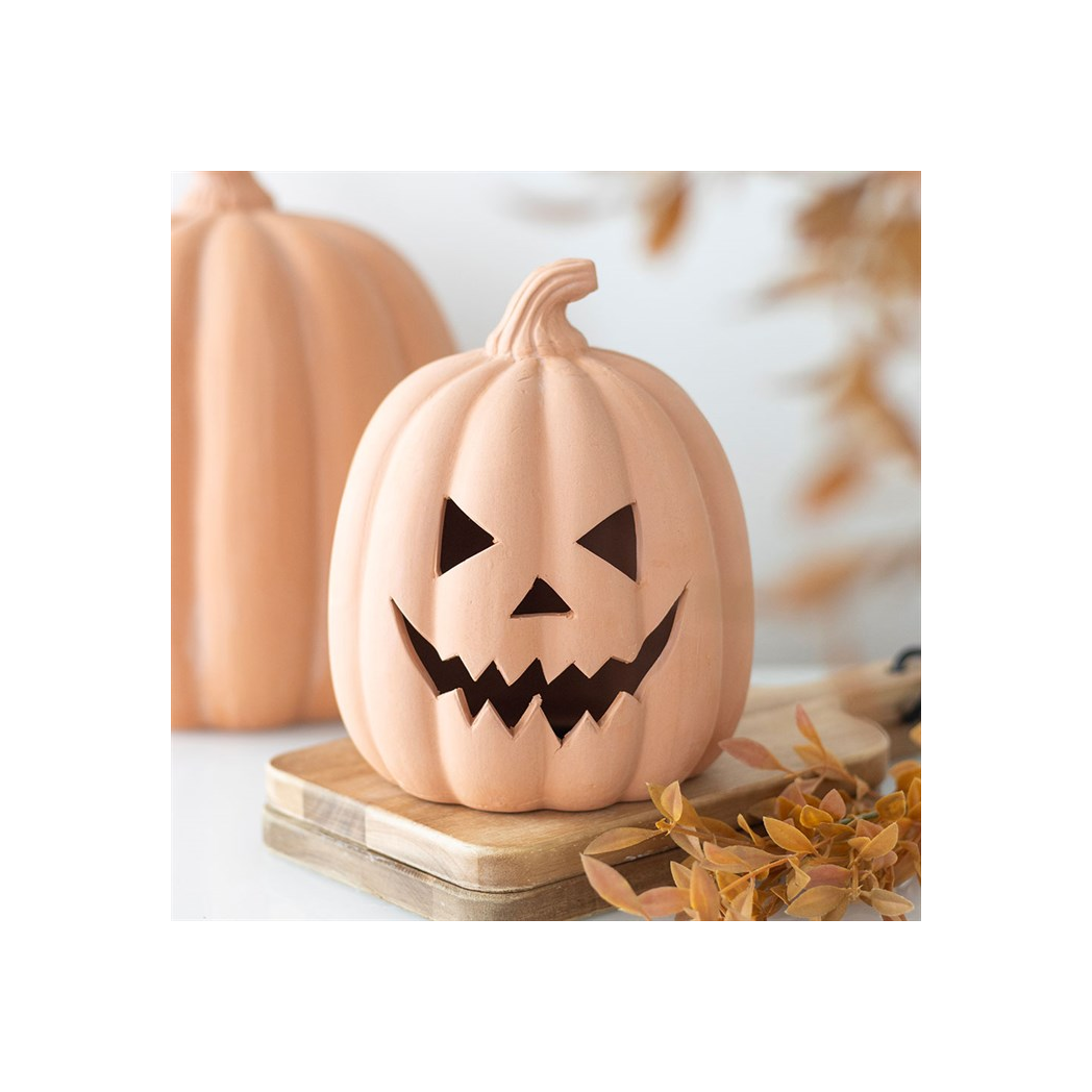 Terracotta Pumpkin Ornament 15cm