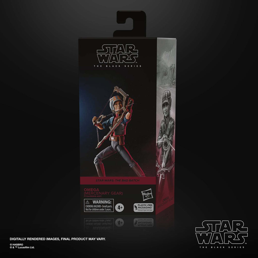 Hasbro Star Wars The Black Series Omega (Mercenary Gear), The Bad Batch Action Figure Hasbro