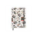 Retro 80s Print A5 Notebook