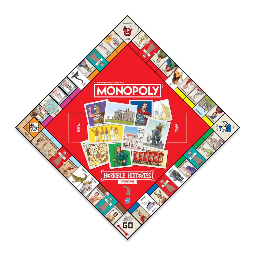Horrible Histories Ancient Civilisations Monopoly