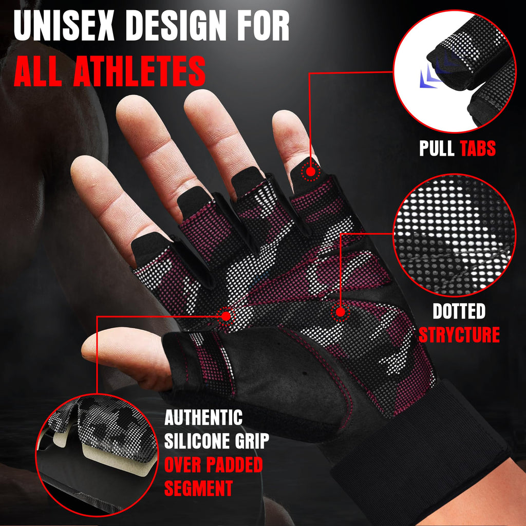 RDX T2 Half Weight Lifting Gloves