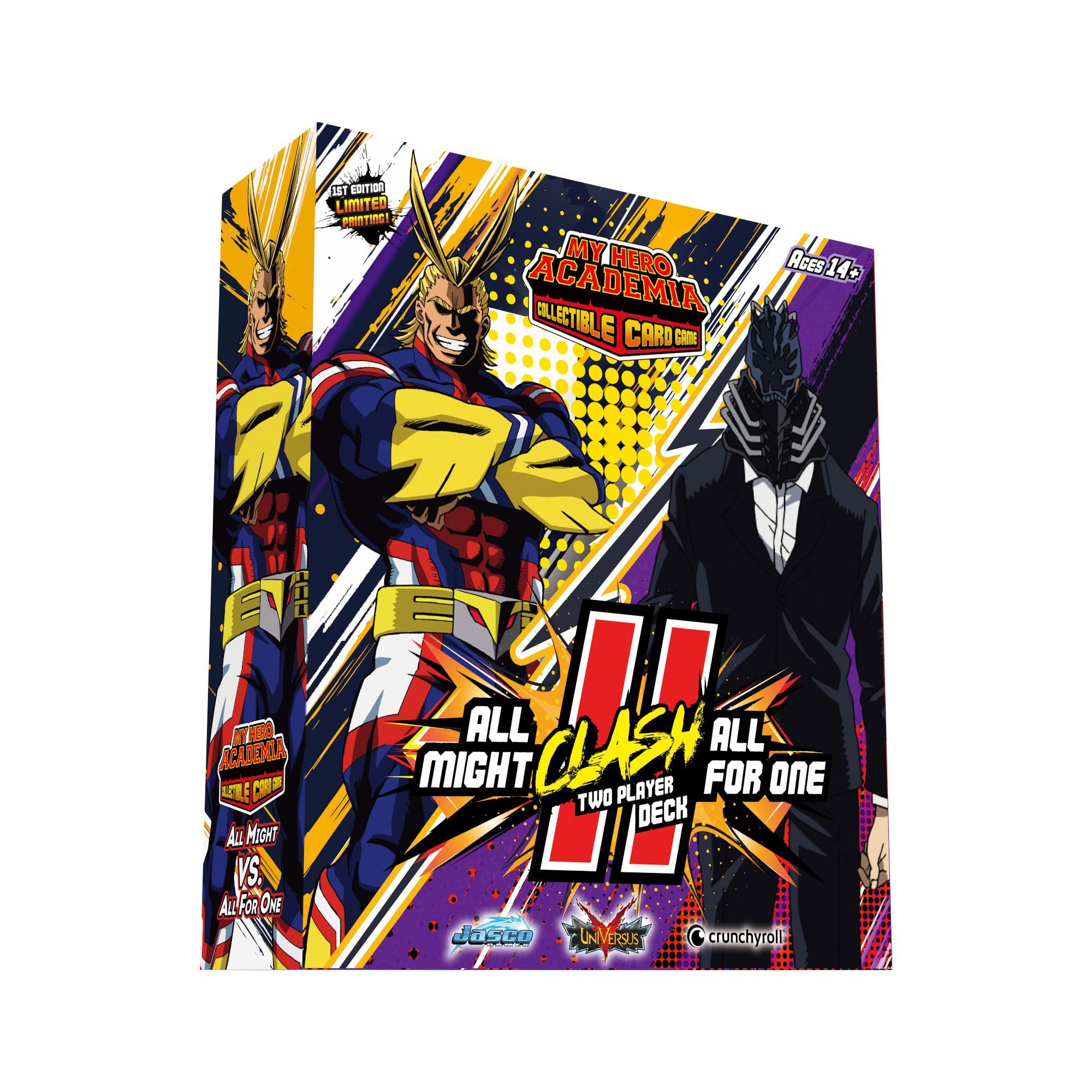 Jasco Games My Hero Academia Collectible Card Game – All Might vs. All For One