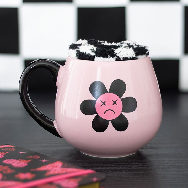 Sad Flower Mug and Socks Gift Set – 500ml