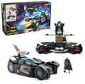 Spin Master DC Batman, Ultimate Transforming Batmobile Playset, 2-in-1 Batman Playset with Exclusive Figure and Glider, Lights and Sounds