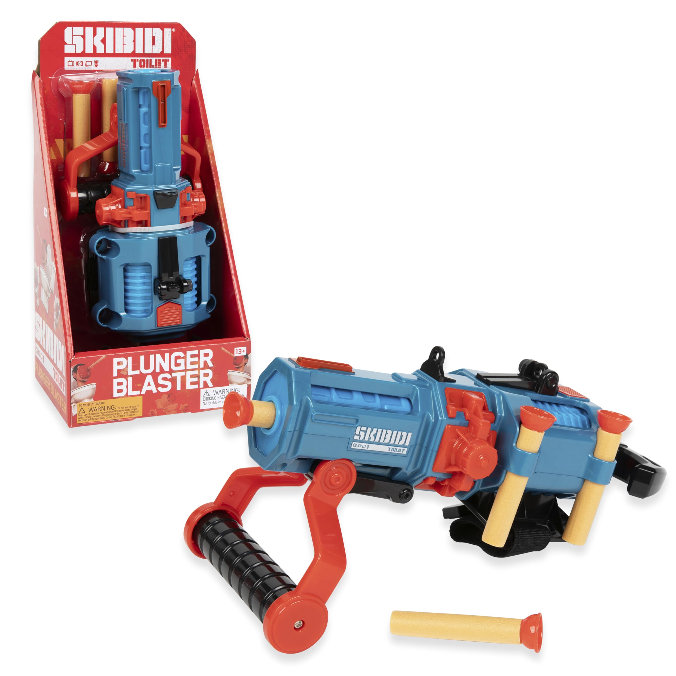 Bonkers Toys Skibidi Toilet Plunger Blaster