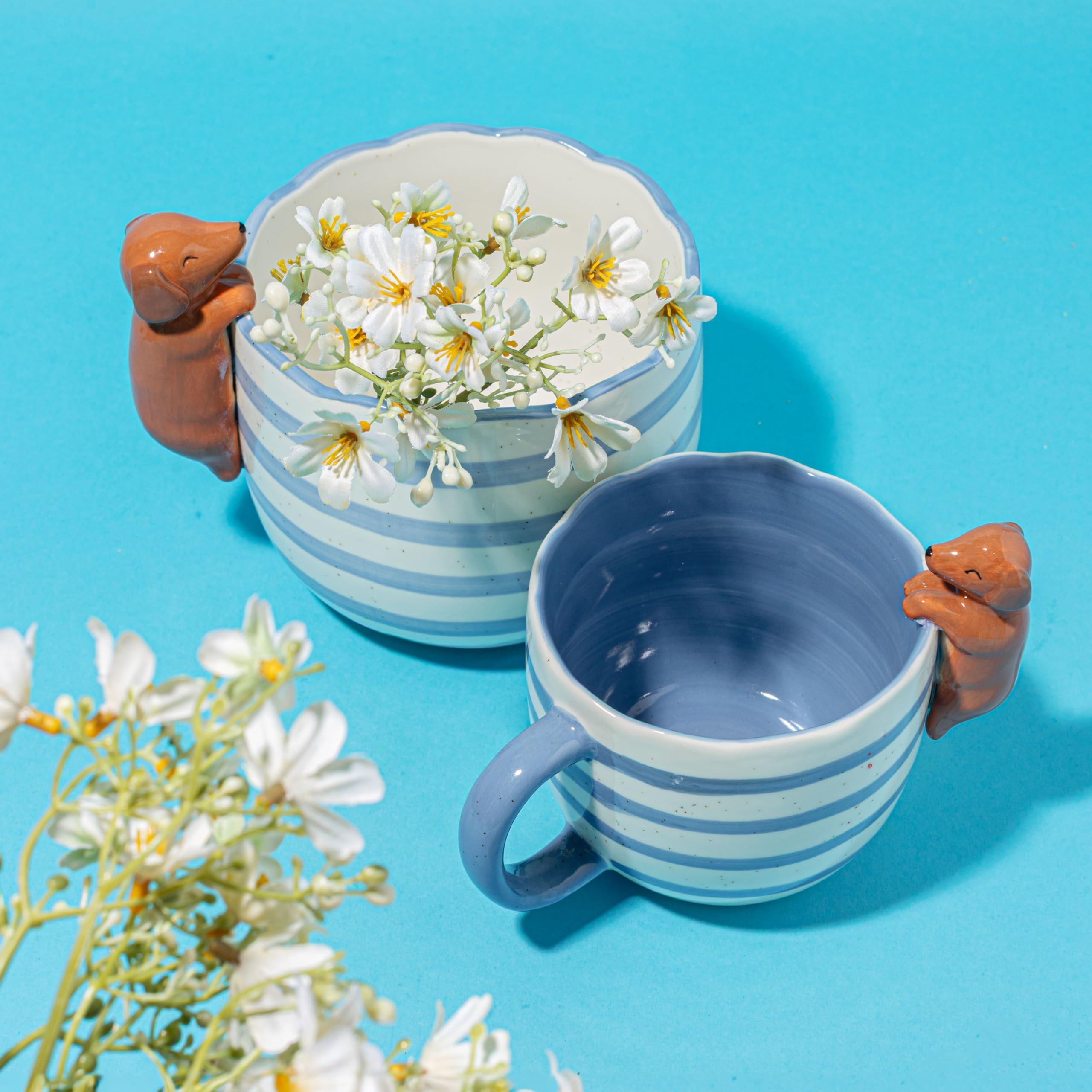 Sass & Belle Peeking Sausage Dog/Lobster/Cat Planter