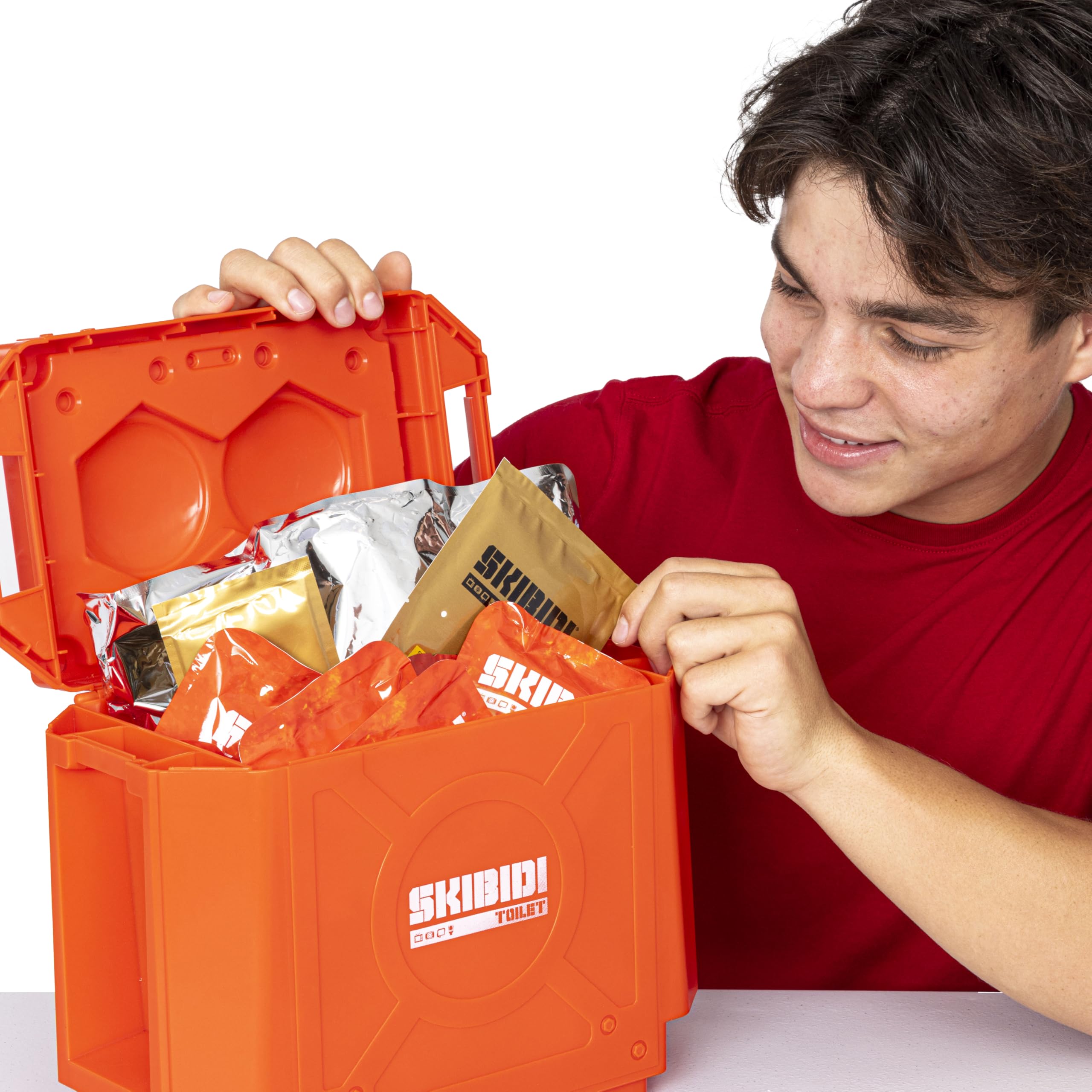Bonkers Toys Skibidi Toilet Giant Mystery Loot Box, with 20 Mystery Surprises