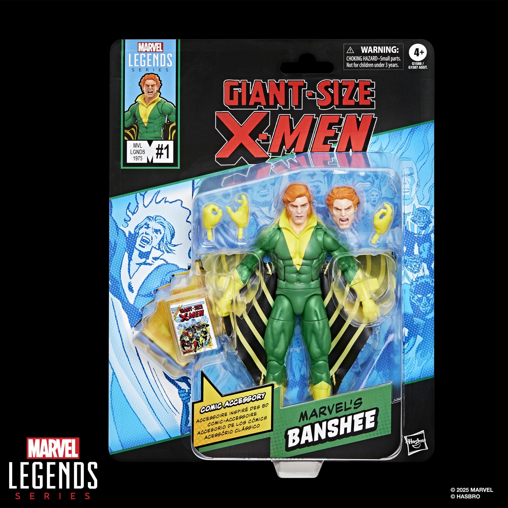 Hasbro Marvel Legends Series Banshee/Ultimate Iron Man Action Figure