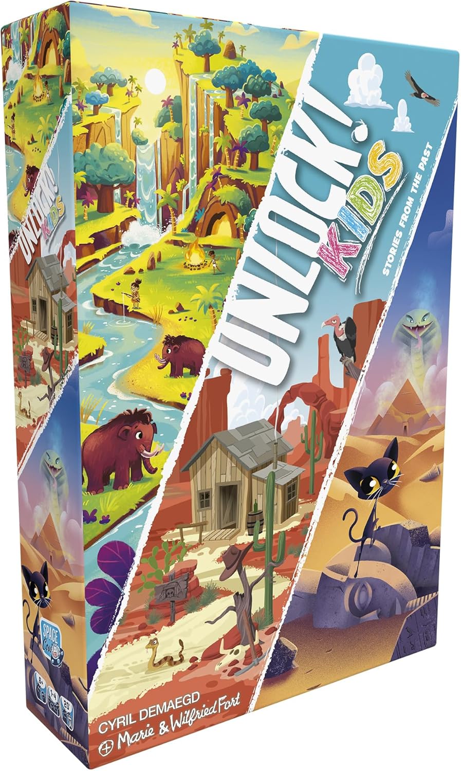 Asmodee Unlock Kids 2: Stories From the Past Card Game