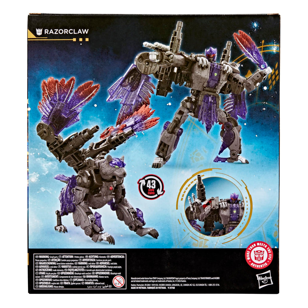 Hasbro Transformers Age of the Primes Leader Class Razorclaw Action Figure