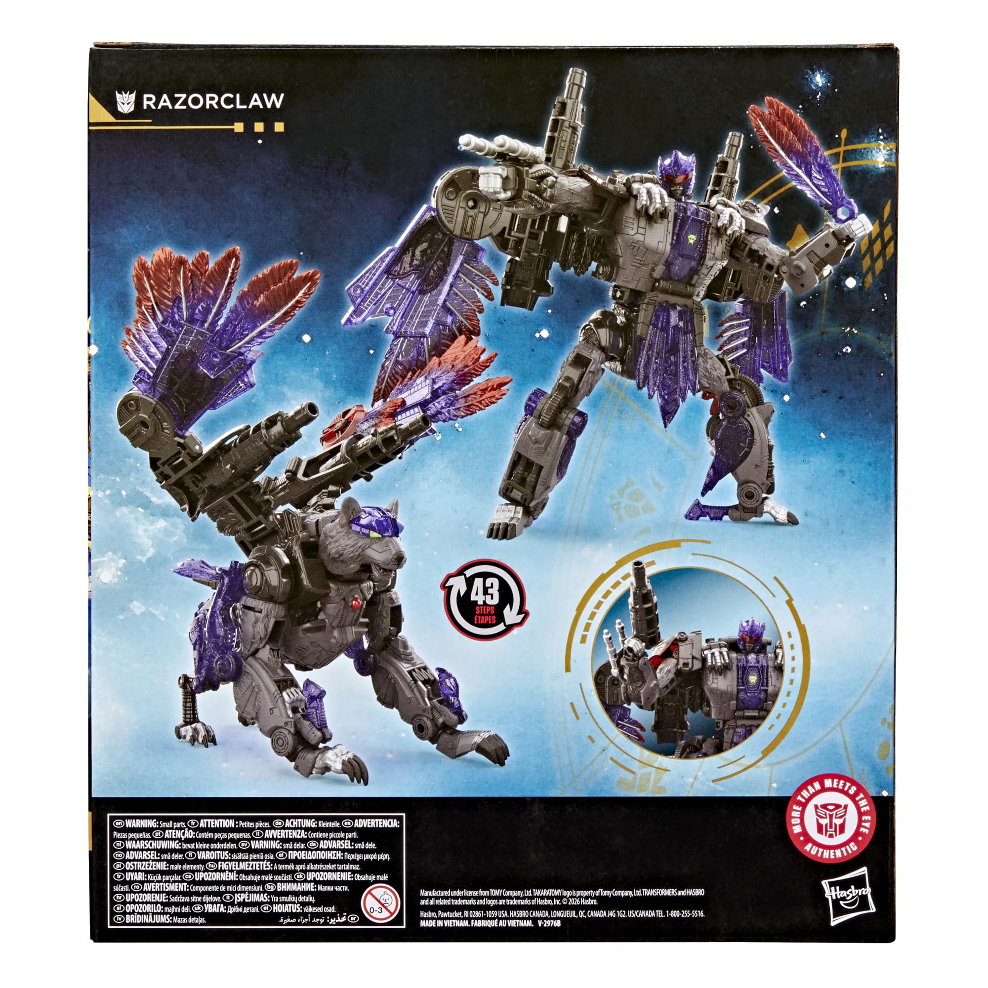 Hasbro Transformers Age of the Primes Leader Class Razorclaw Action Figure
