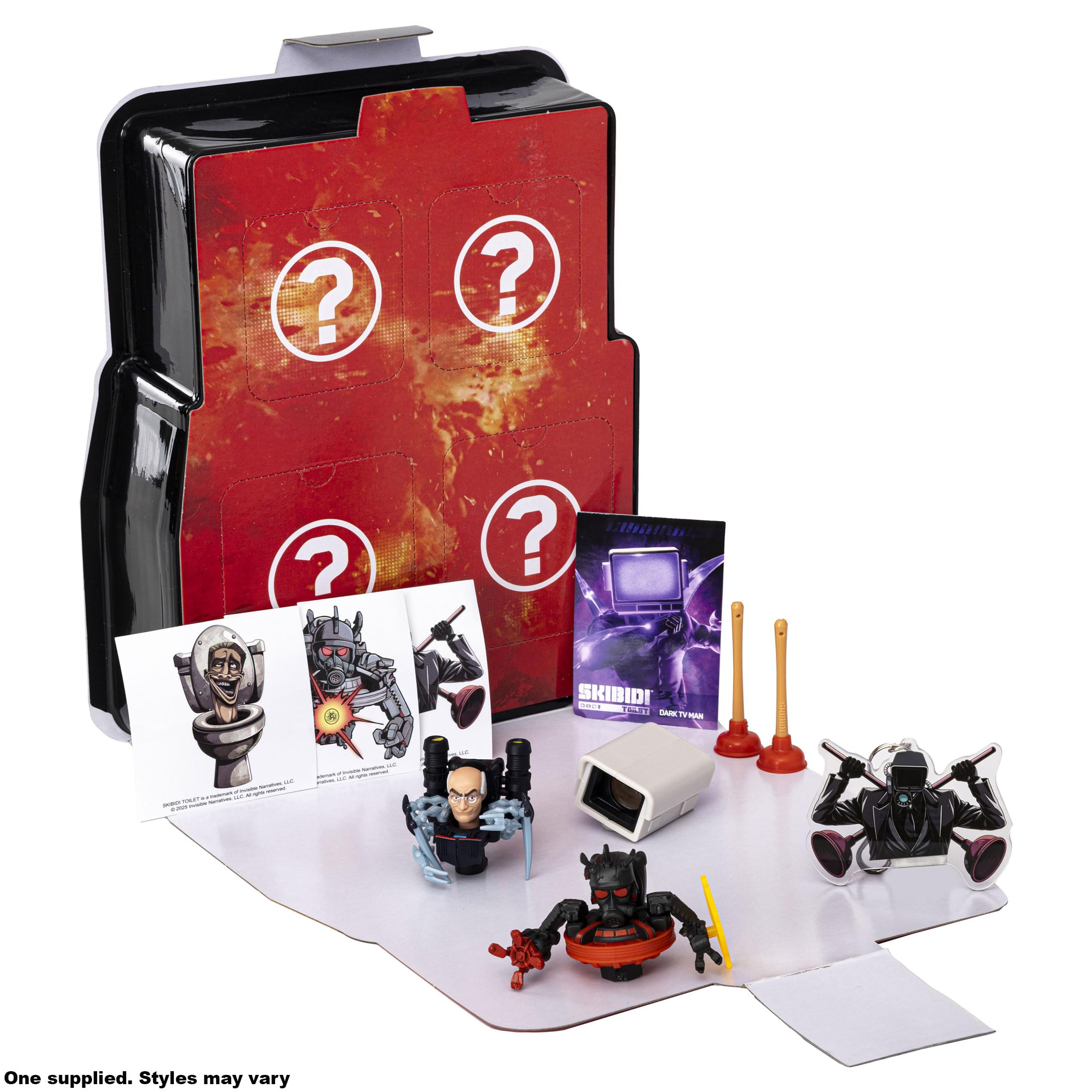 Bonkers Toys Skibidi Toilet Mystery box With 10 mystery surprises