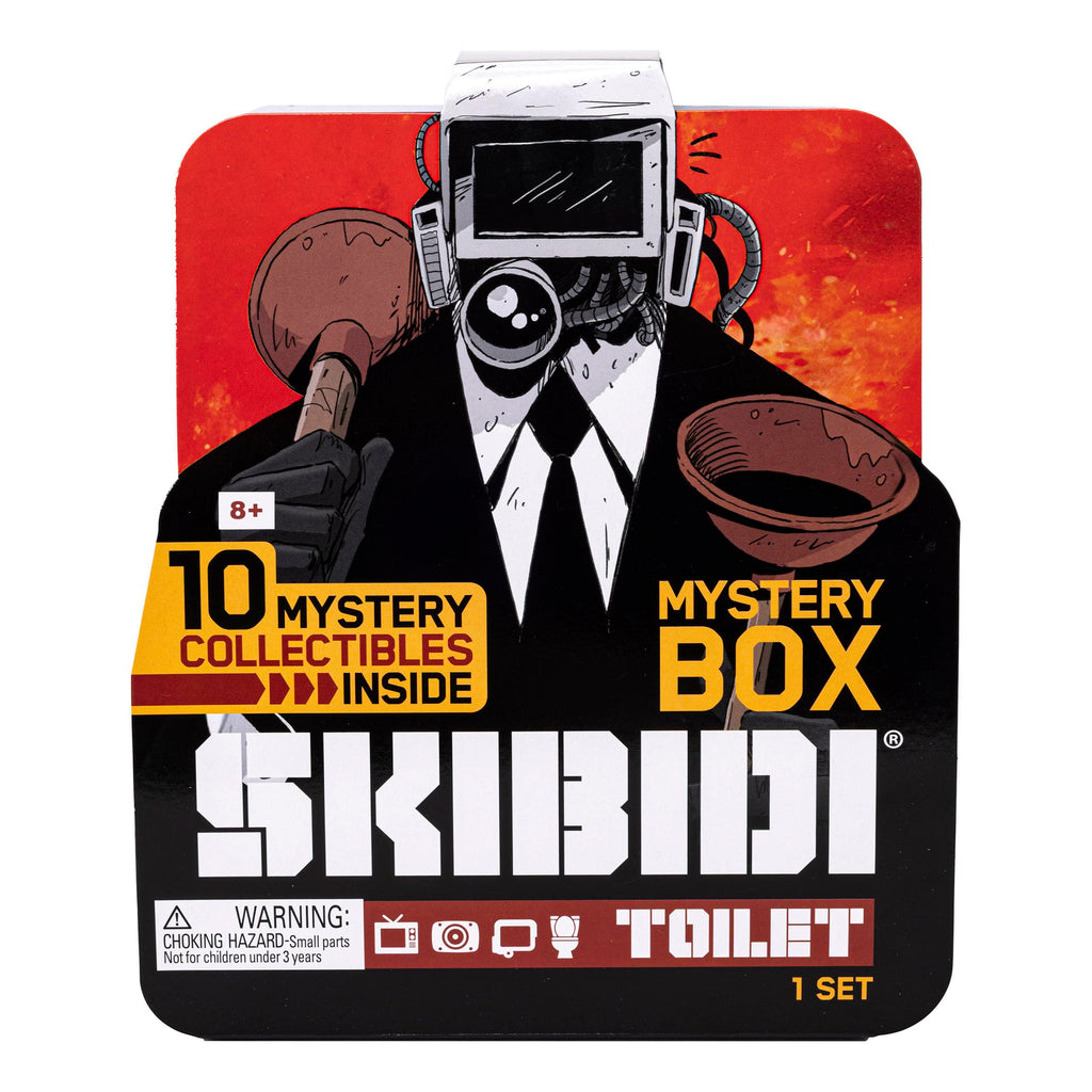 Bonkers Toys Skibidi Toilet Mystery box With 10 mystery surprises