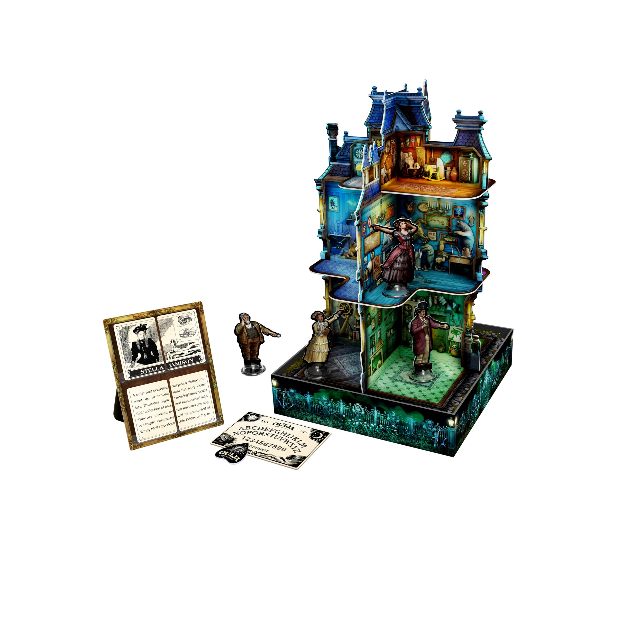 Funko Games Ouija Manor: A Game of Mystery and Deduction Adventure Strategy Board Game for Adults