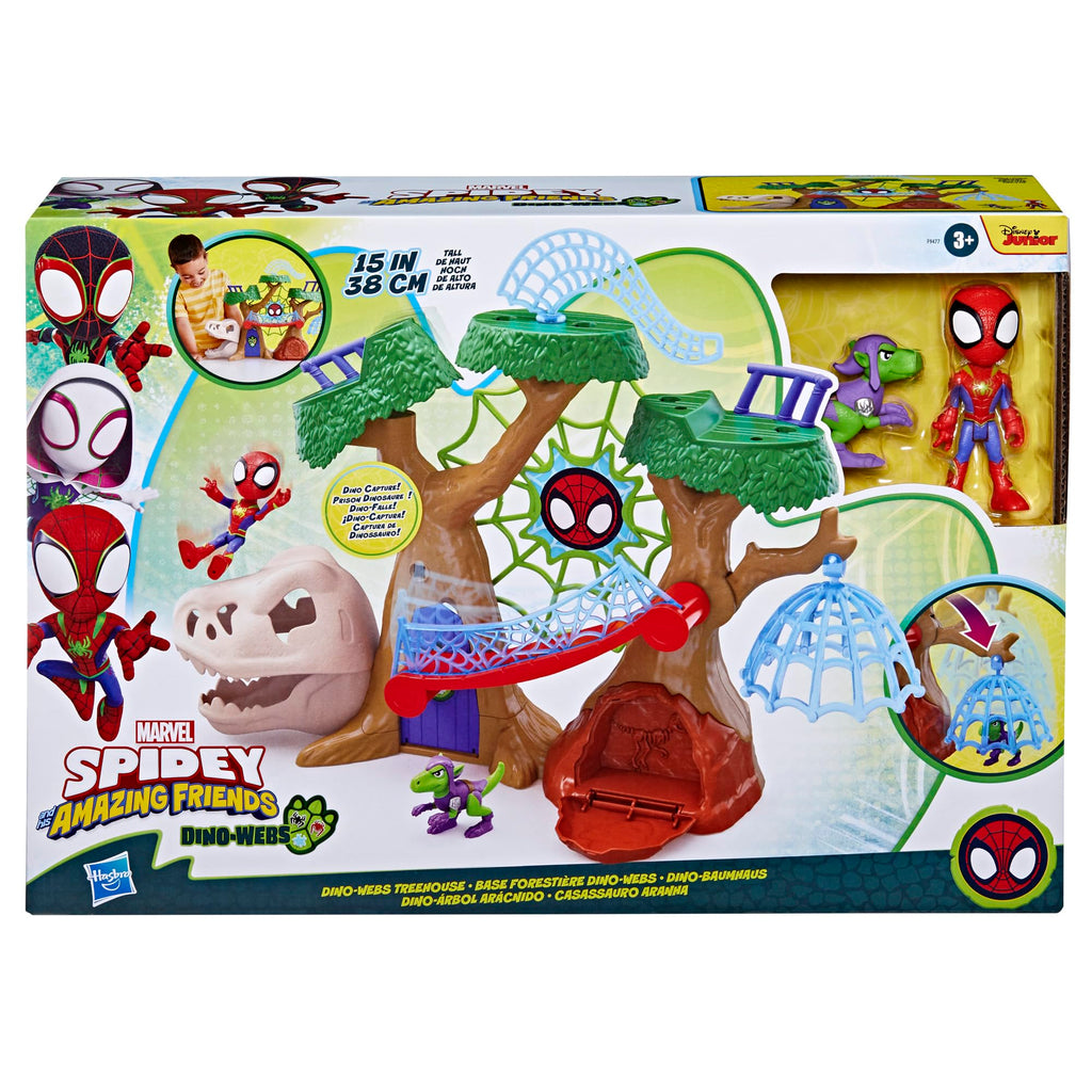 Hasbro Spidey and his Amazing Friends Marvel Dino-Webs Treehouse Super Hero Playset