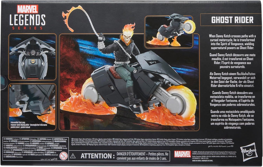 Hasbro Marvel Legends Series Ghost Rider Action Figure with Motorcycle Hasbro Marvel