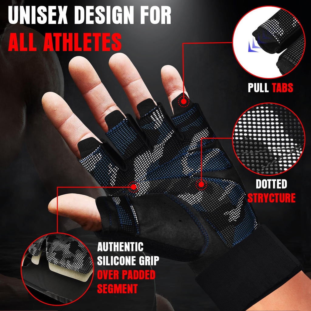 RDX T2 Half Weight Lifting Gloves