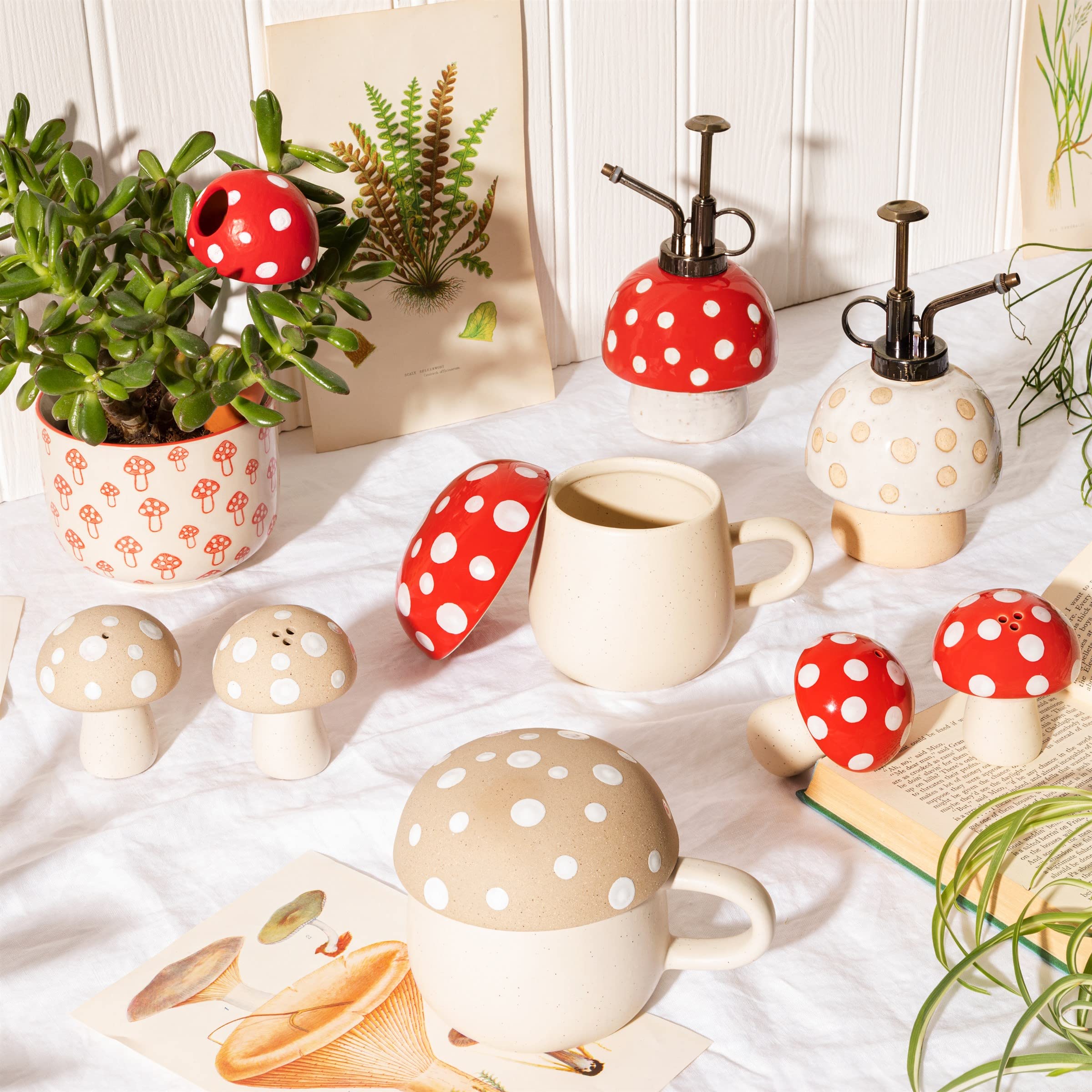 Sass & Belle Red Mushroom Plant Mister