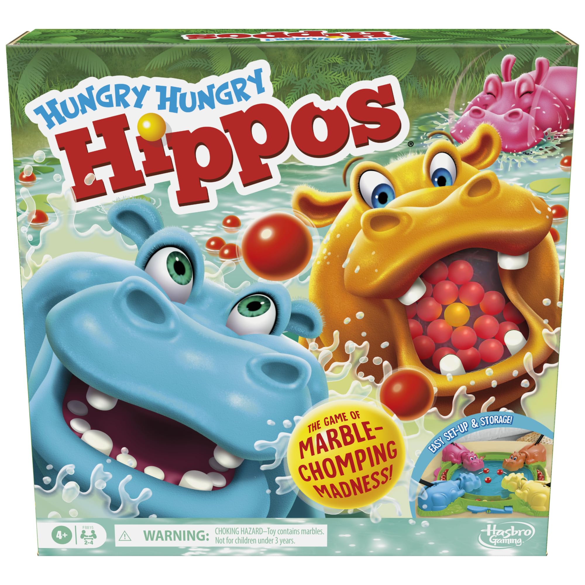 Hasbro Gaming Hungry Hungry Hippos Game