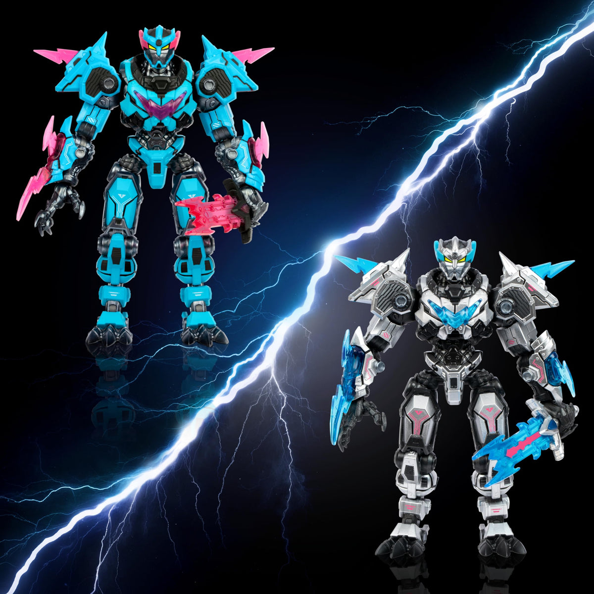 MrBeast Lab Platinum Series Panther Battle Titan Figure – 16.5cm
