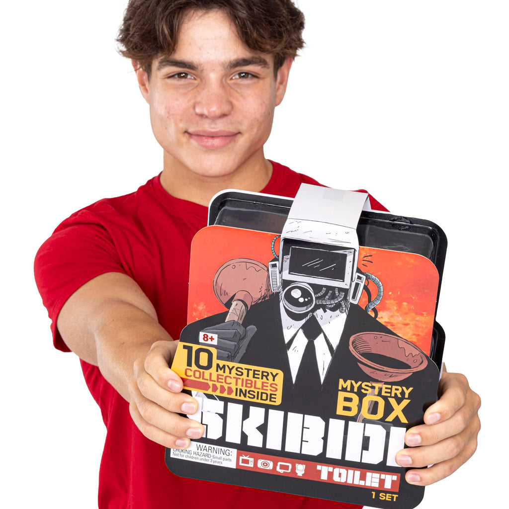 Bonkers Toys Skibidi Toilet Mystery box With 10 mystery surprises