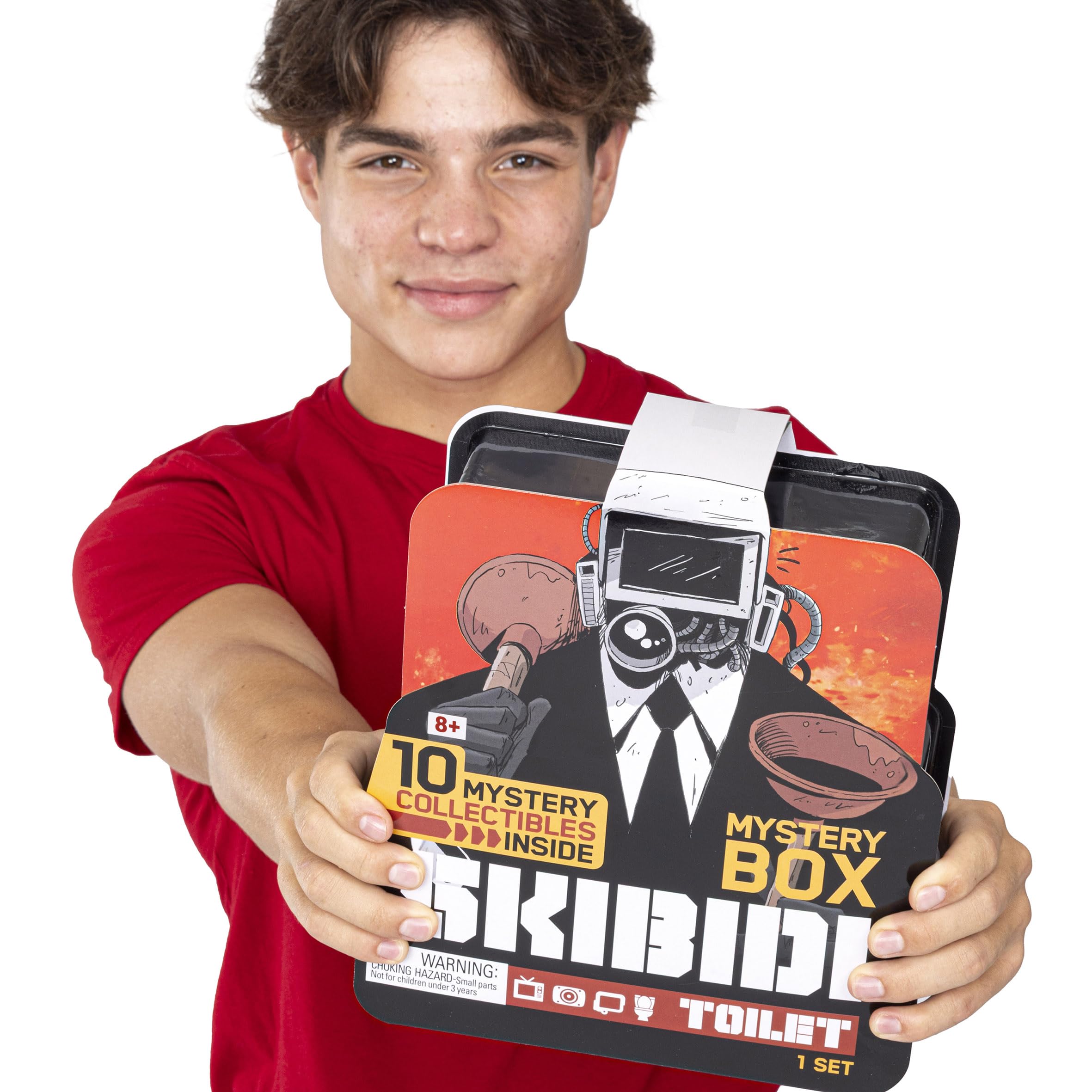 Bonkers Toys Skibidi Toilet Mystery box With 10 mystery surprises
