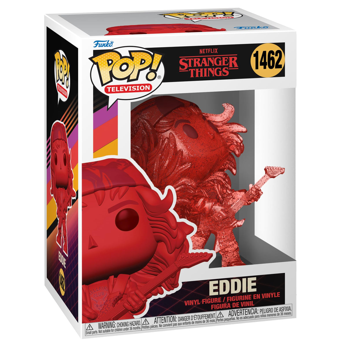 Funko Pop! & Tee Stranger Things Eddie with Guitar Set