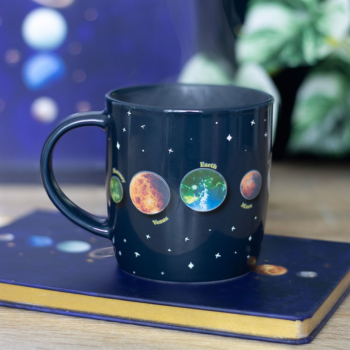 Solar System Heat-Changing Ceramic Mug – 500ml