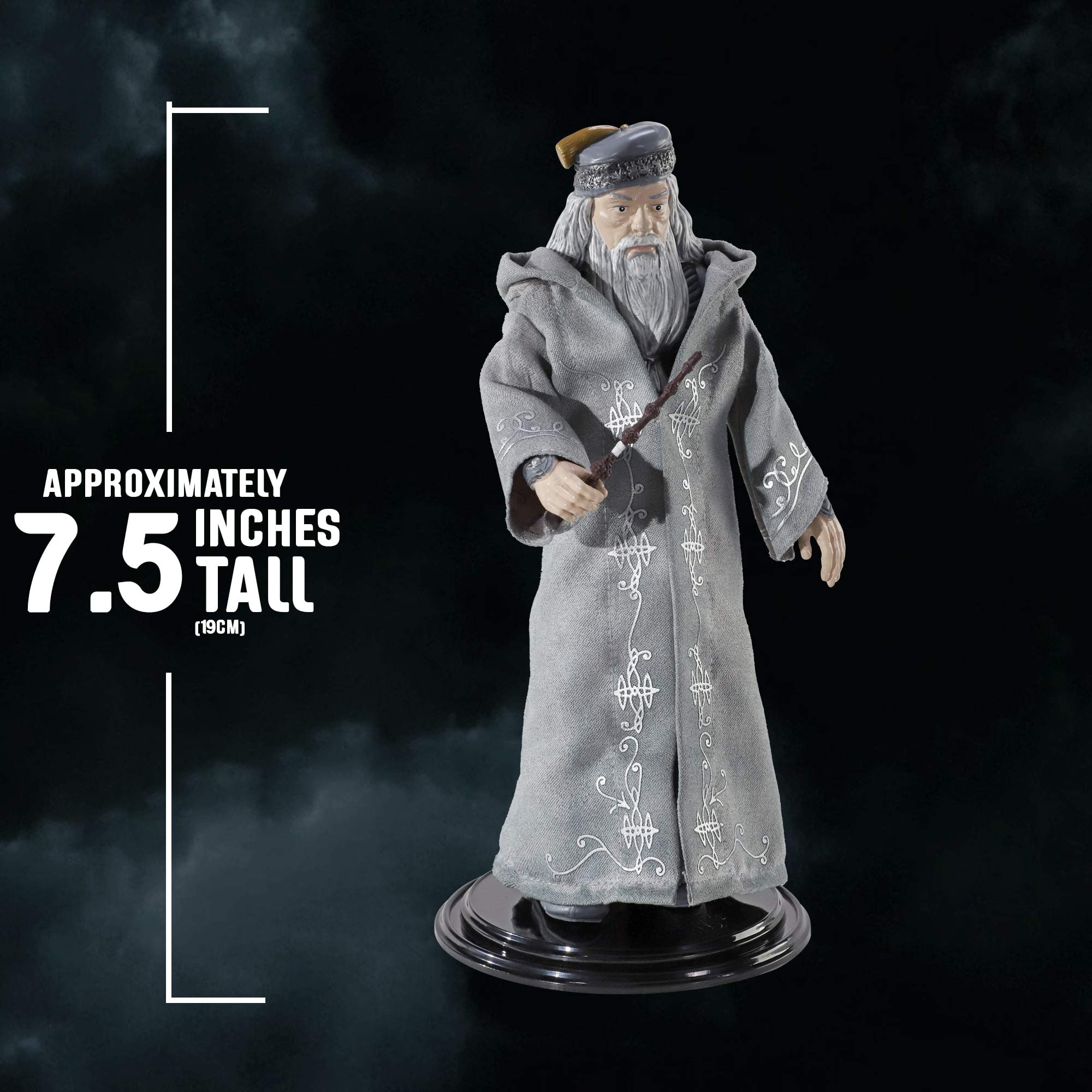 BendyFigs The Noble Collection Harry Potter Albus Dumbledore - 7.5in (19cm)