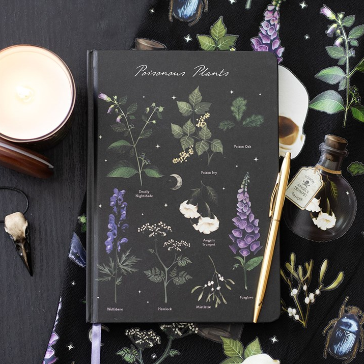 Poisonous Plants A5 Lined Notebook – 200 Pages