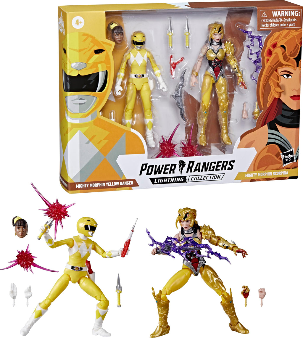 Hasbro Power Rangers Lightning Collection Mighty Morphin Yellow Ranger Vs. Scorpina 2-Pack