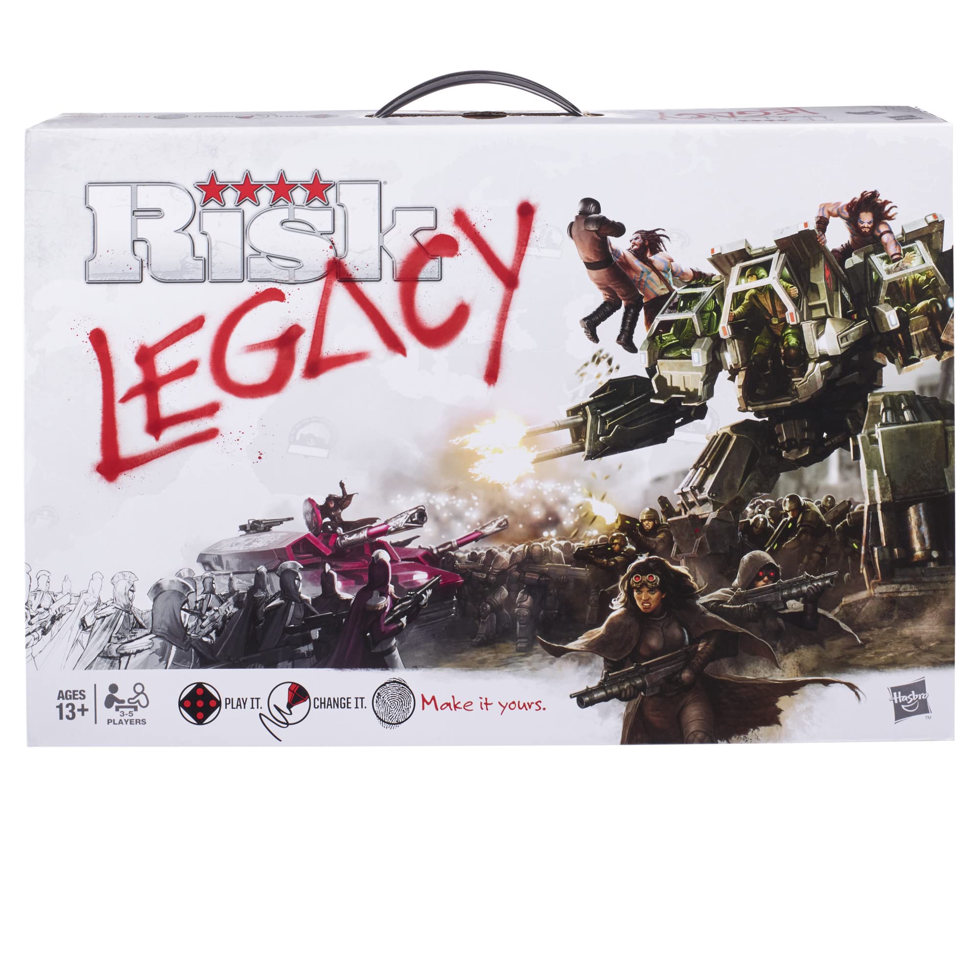 Hasbro Gaming Avalon Hill Risk Legacy Strategy Tabletop Board Game